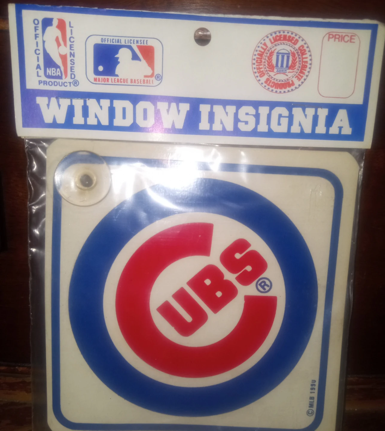 Chicago Cubs MLB Window Insignia Vintage NOS