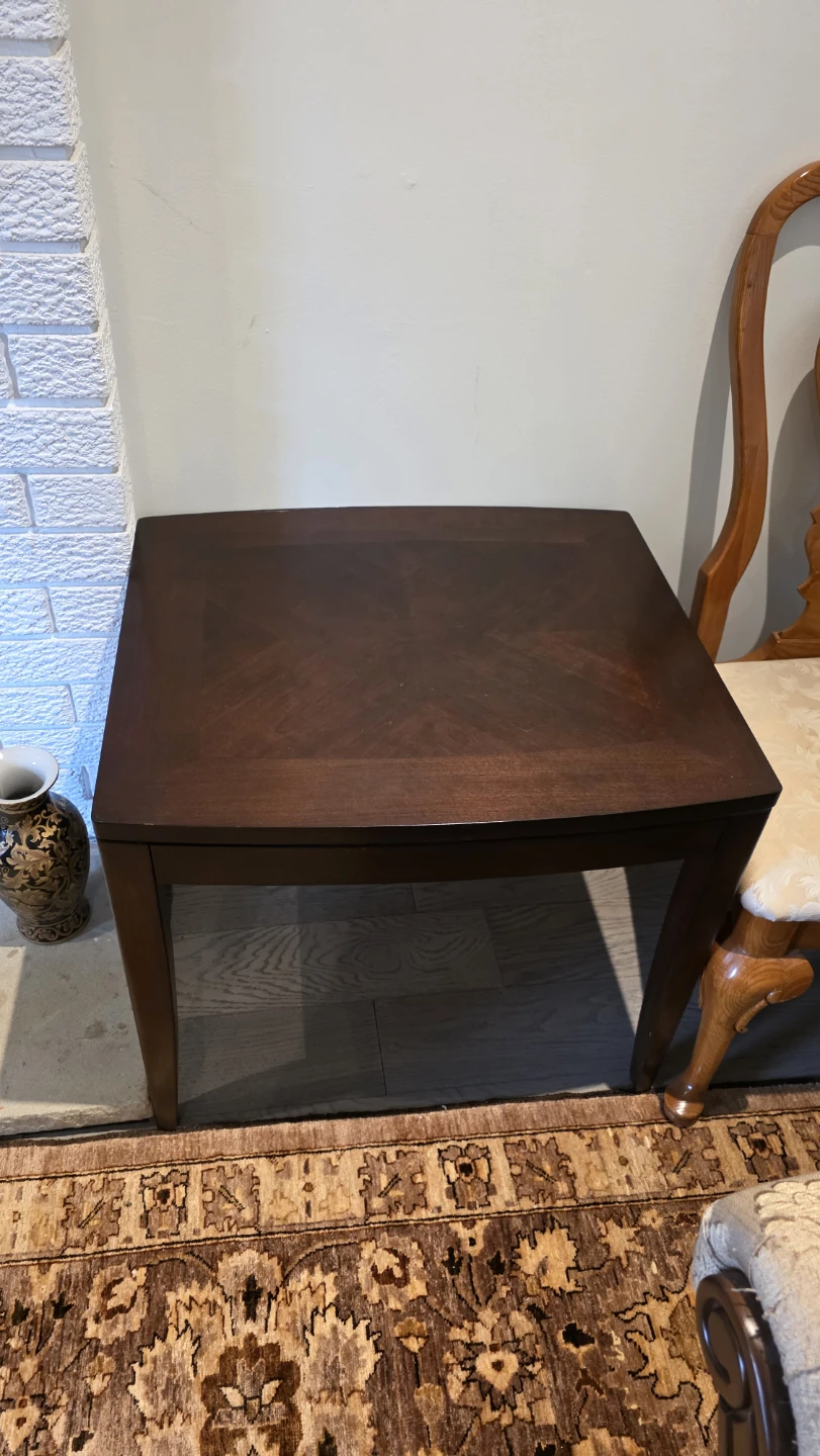 Dark Wood Table Set