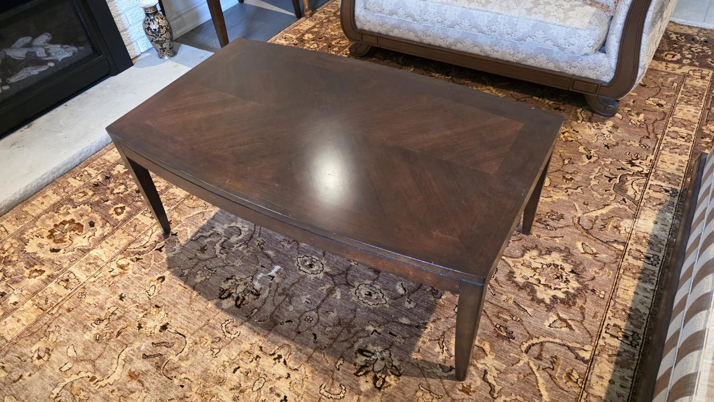 Dark Wood Table Set - photo 3