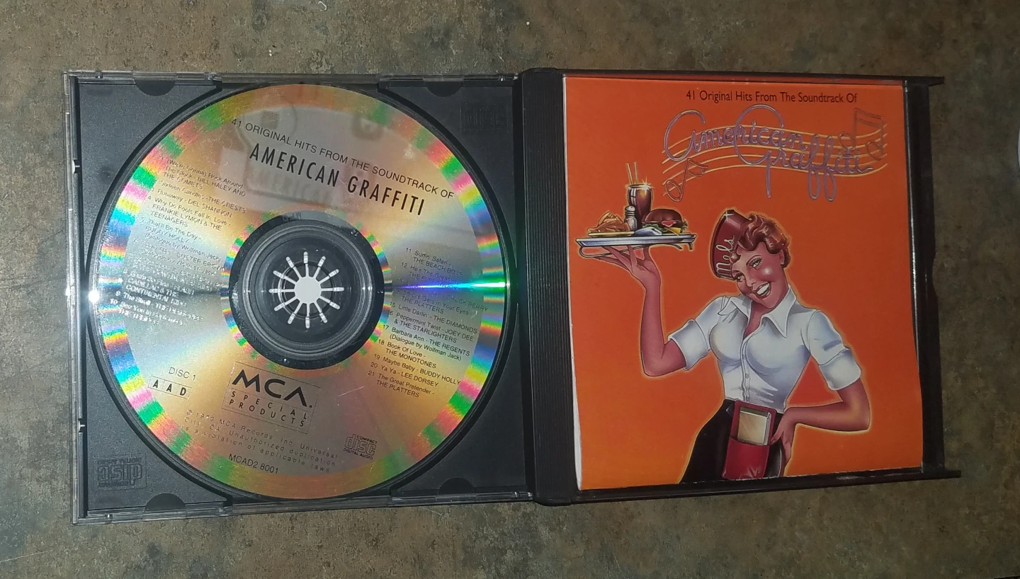 41 Original Hits Soundtrack Of American Graffiti Near Mint 2 CDs - photo 2