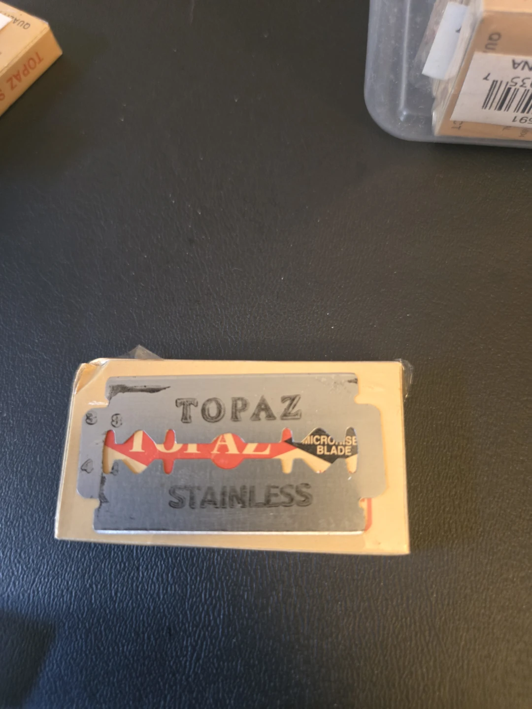 Topaz Stainless Steel Double Edge Razor Blades