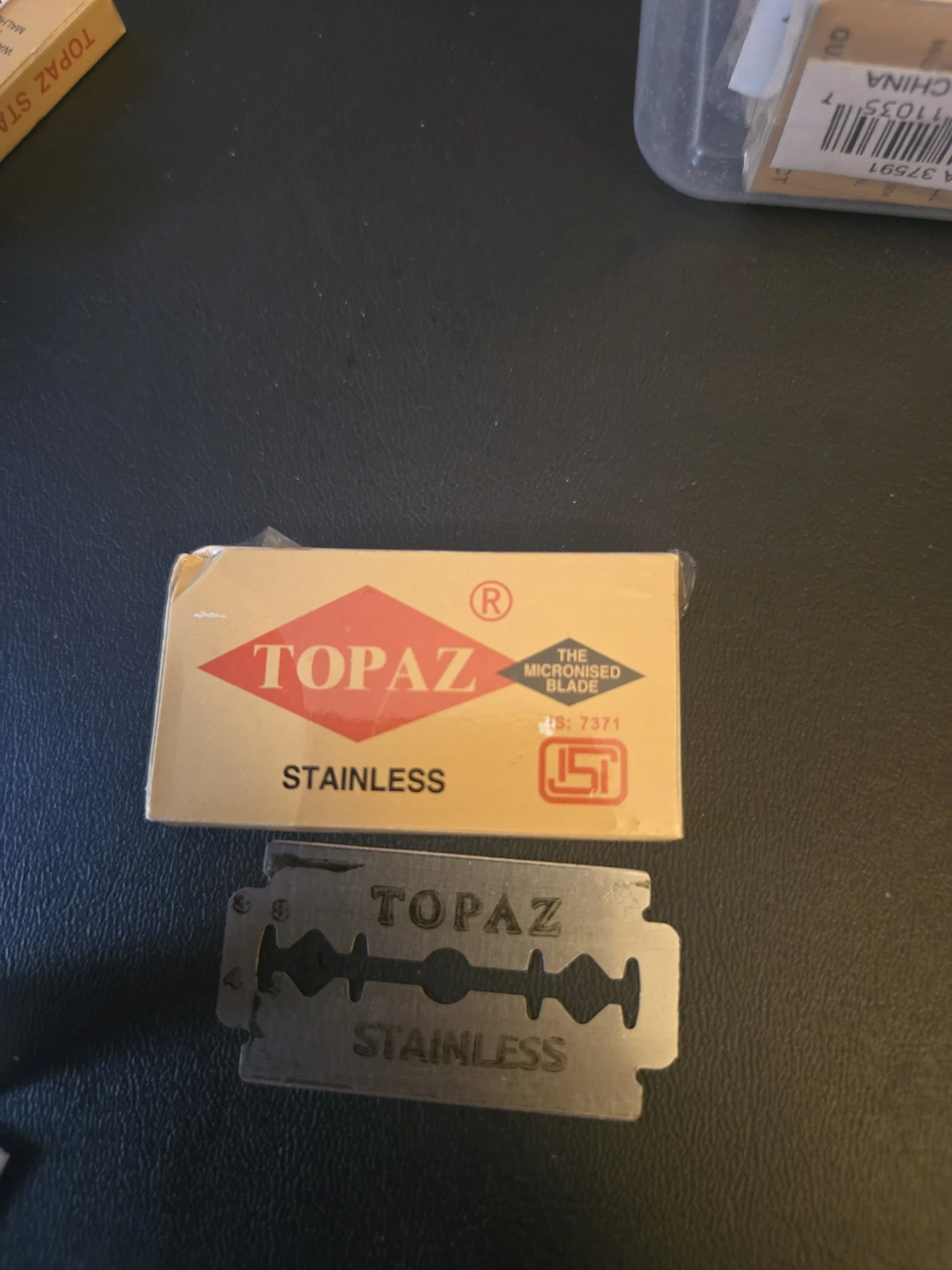 Topaz Stainless Steel Double Edge Razor Blades - photo 2