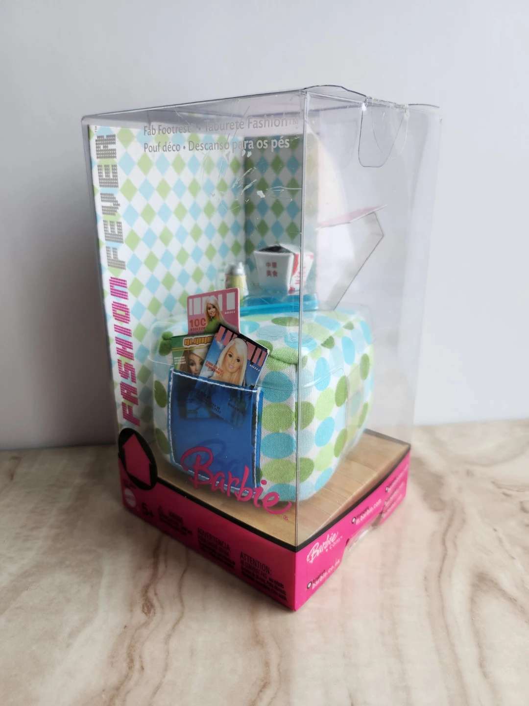 Barbie Fashion Fever Footrest Toy Mattel