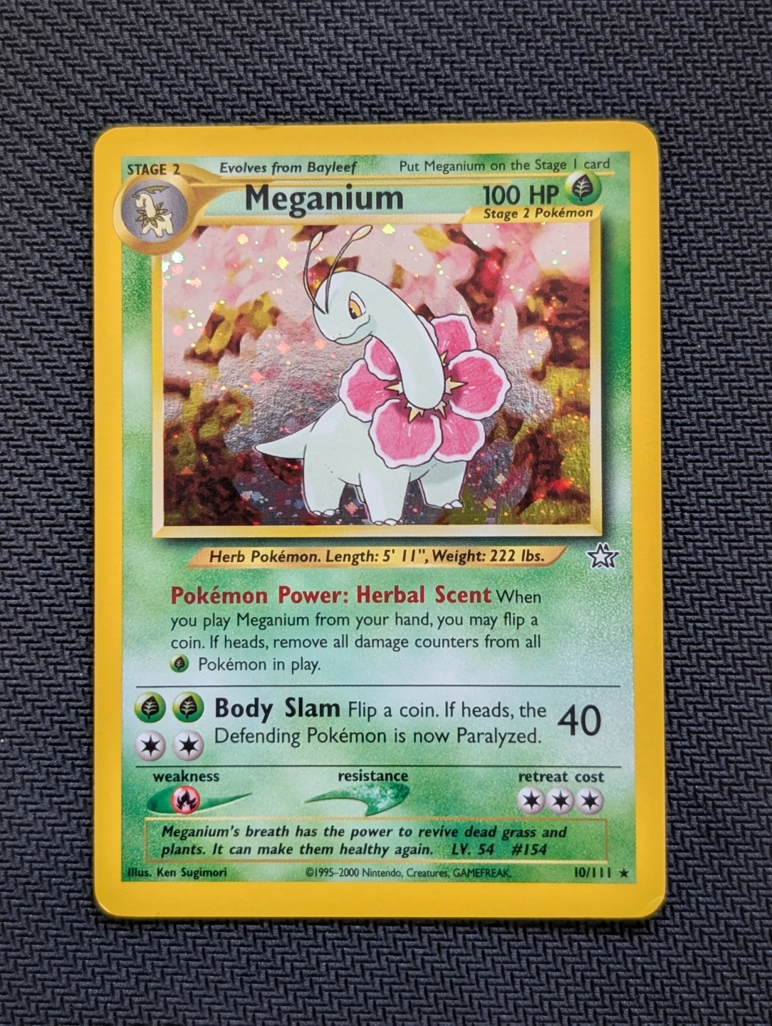 Meganium Neo Genesis Holo 10/111 - Pokemon