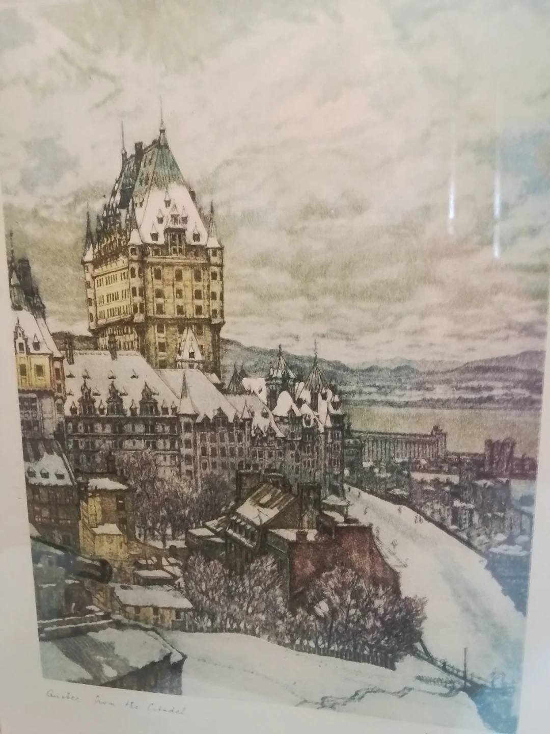 Framed Print of Quebec City from the Citadel by Horynansky - photo 2