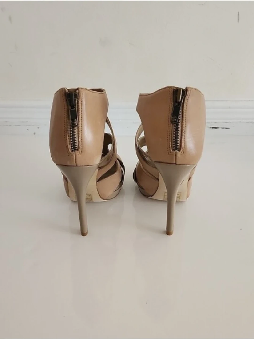 ALDO Women's Tan Cutout High Heel Sandals - photo 4