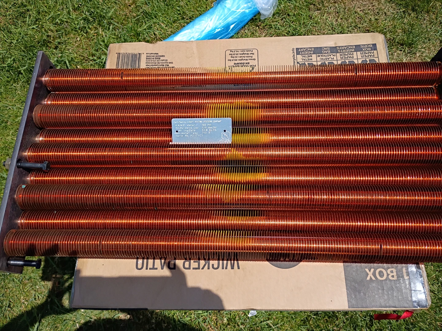 LAARS Heating Systems Copper Heat Exchanger