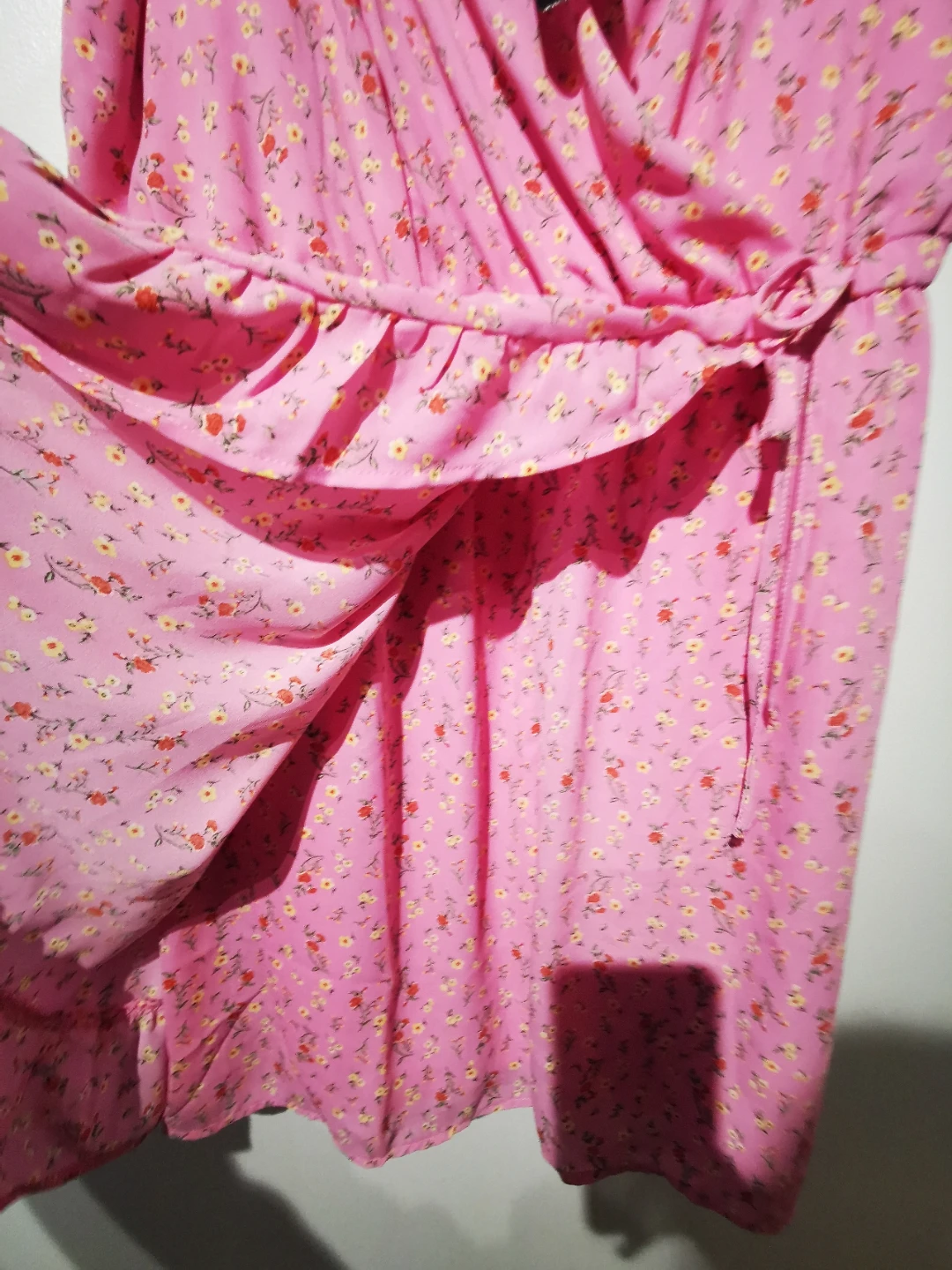 NwtTorrid Pink Floral Wrap Dress 2X - photo 3