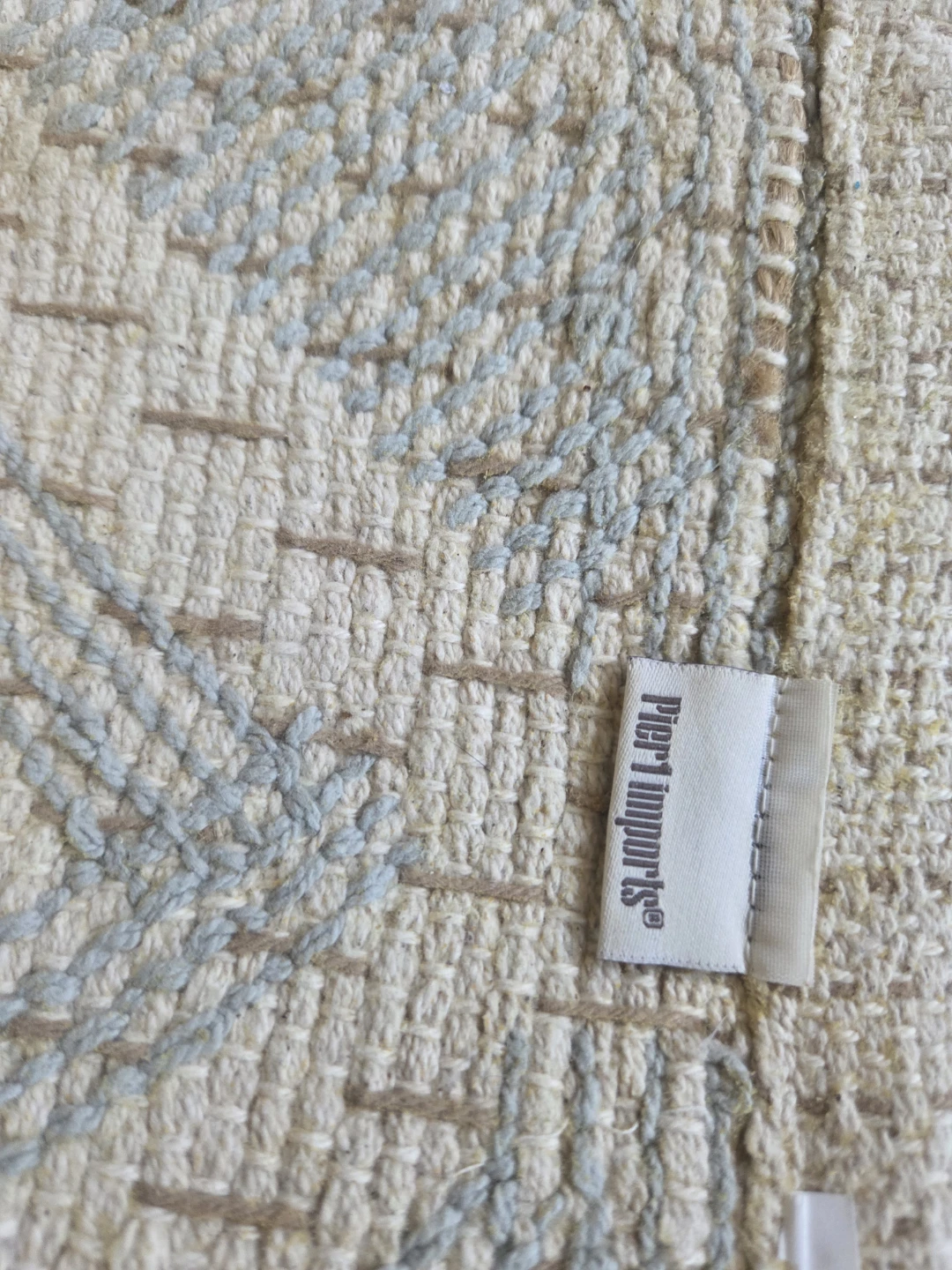 Pier 1 Imports Rug  Beautiful Textured Diamond Pattern - photo 2