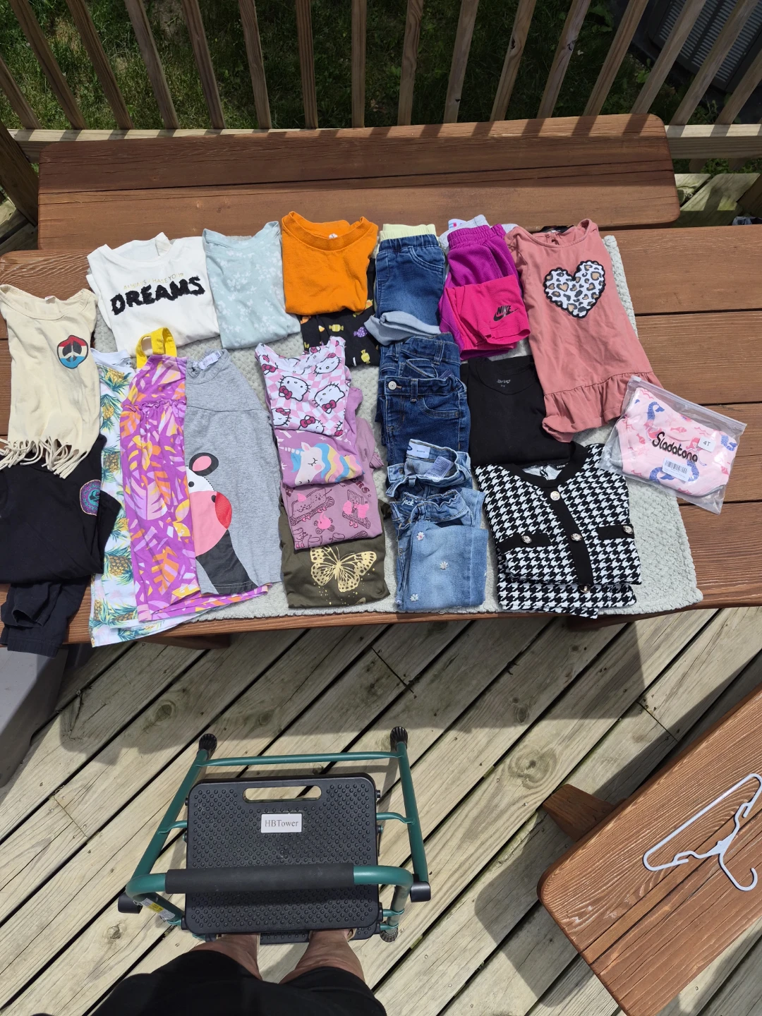 Girls Clothing Bundle -  4T Tops, Pants, Dress, Jacket