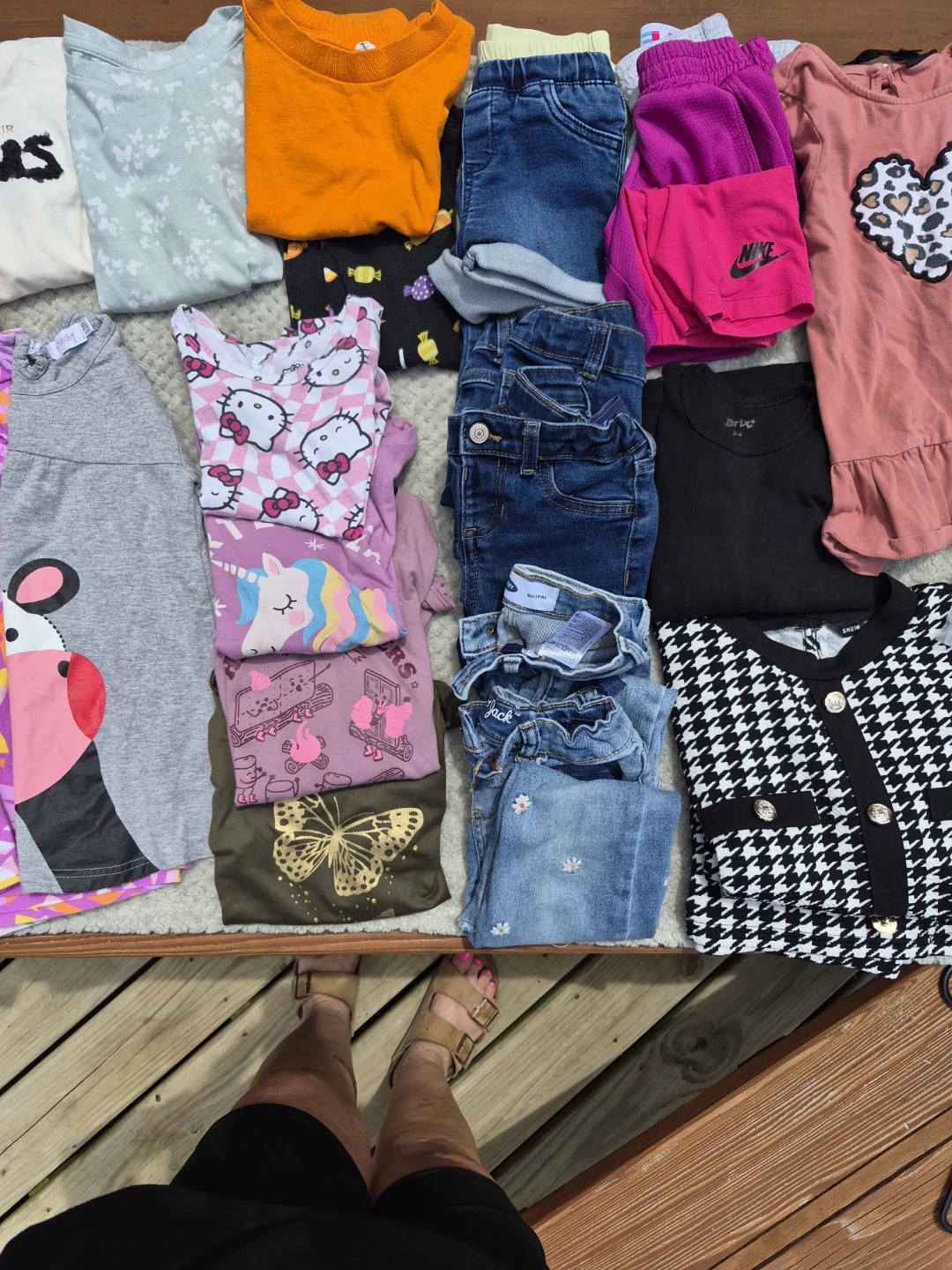 Girls Clothing Bundle -  4T Tops, Pants, Dress, Jacket - photo 4