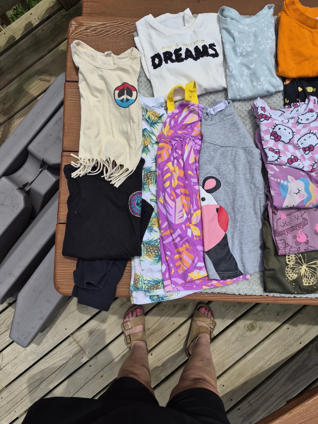 Girls Clothing Bundle -  4T Tops, Pants, Dress, Jacket - photo 5