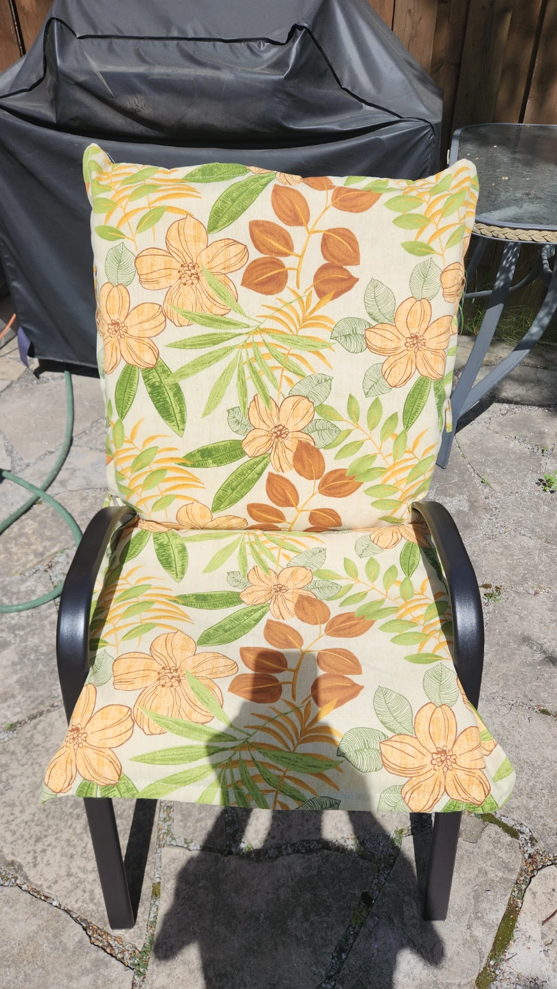 Outdoor Chair Cushions full set of 6 pc.