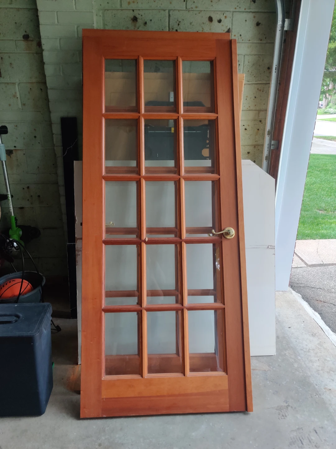 Wooden Interior Door with Glass Panes - photo 2