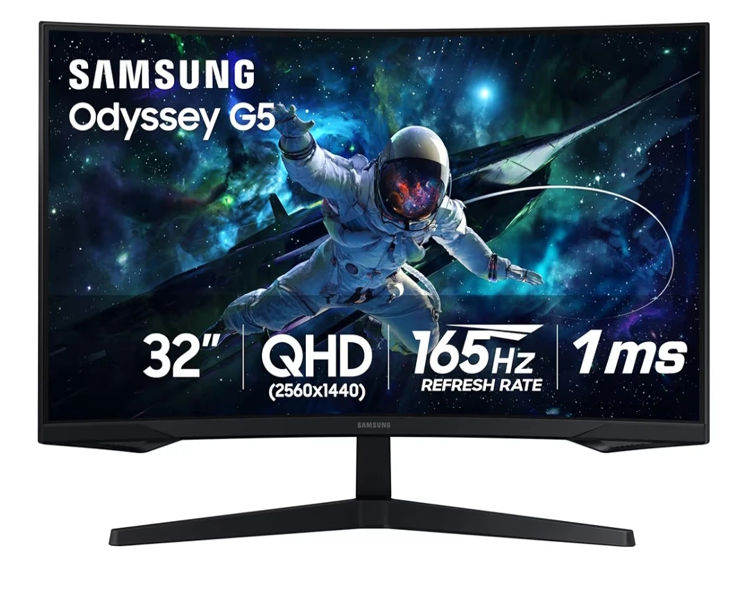 Samsung Odyssey G5 32" QHD 165Hz 1ms Gaming Monitor