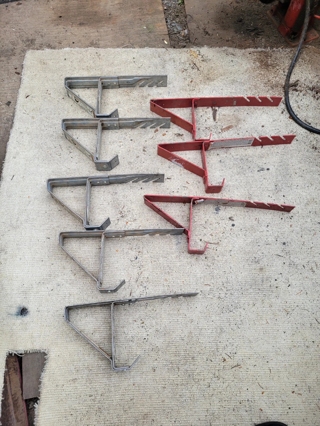 Set of 5 Roofer Hooks/Brackets