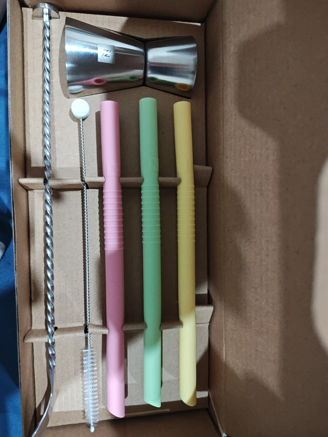 Brand New Nespresso Recipe Kit - Reusable Straws and Jigger - photo 3