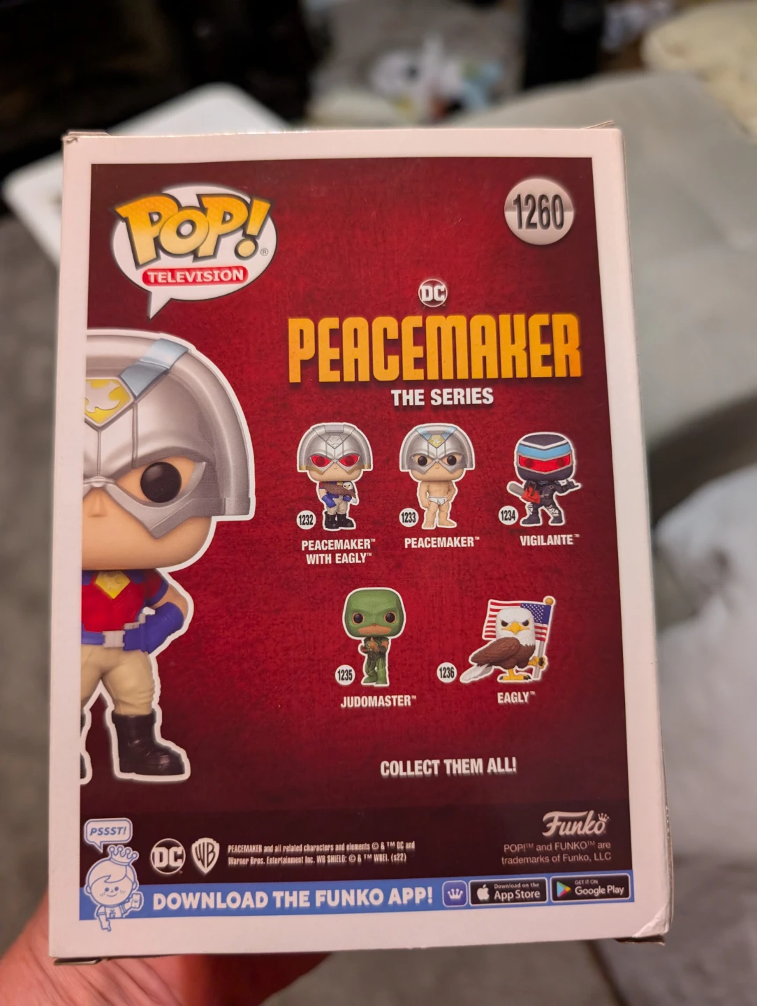 Funko Pop! Peacemaker Peace Sign  Convention Limited Edition - photo 2