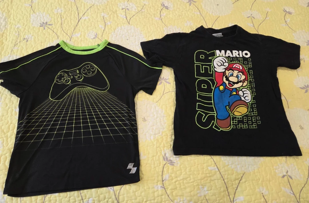 Boys Button-Up Shirts and T-Shirt (5) + 2 free t-shirts - photo 3