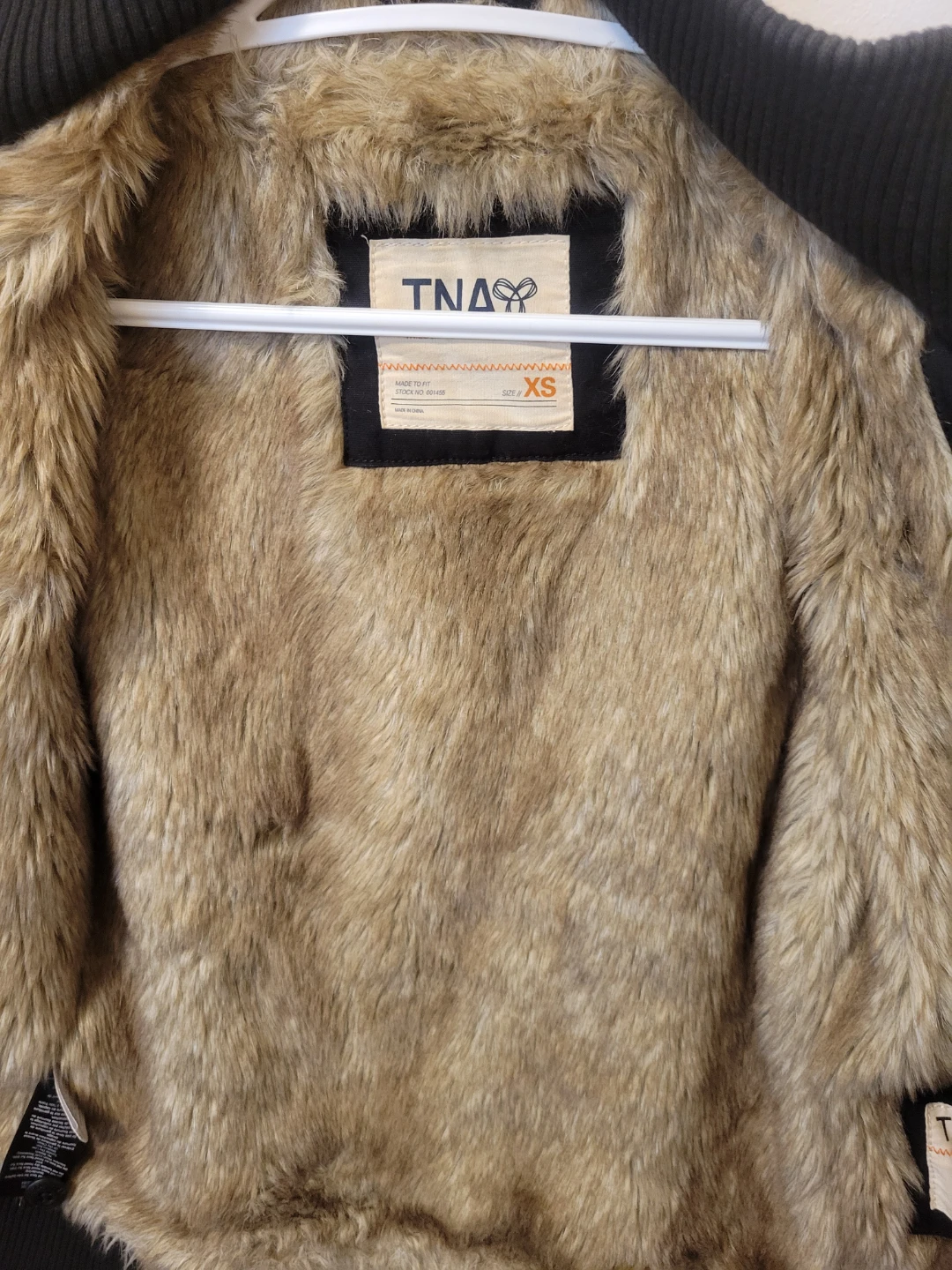 TNA Bomber Jacket with Faux Fur Lining - photo 4