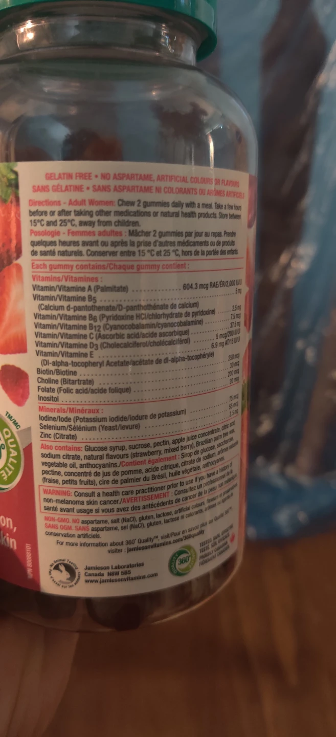 Jamieson Multi Women's Health Gummies - Mixed Berry - photo 3