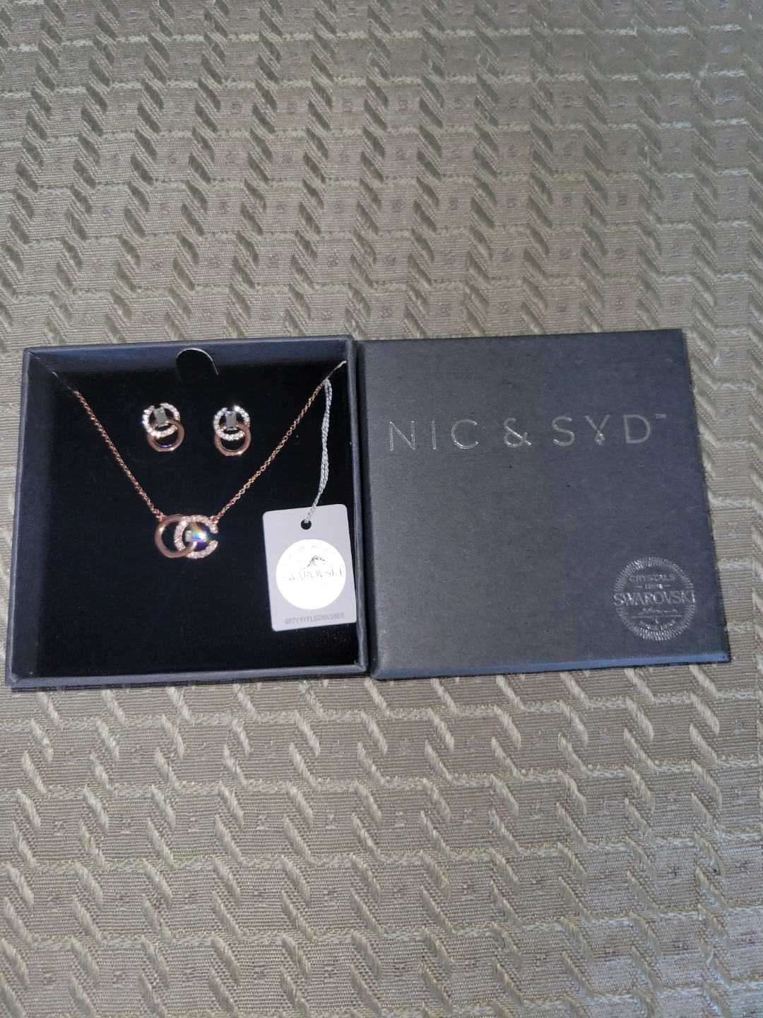 Nic & Syd Necklace and Earring Set with Swarovski Crystals