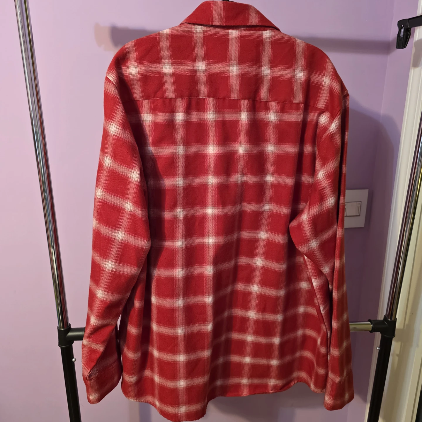 DIXXON Flannel Red Plaid Long Sleeve Shirt - photo 2