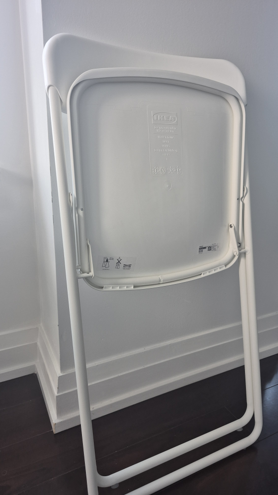 IKEA VIHALS Folding Chair - White(×4) - photo 2