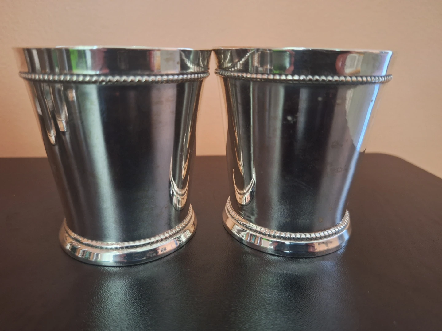 Set of 5 Silverplated Mint Julep Cups - photo 3
