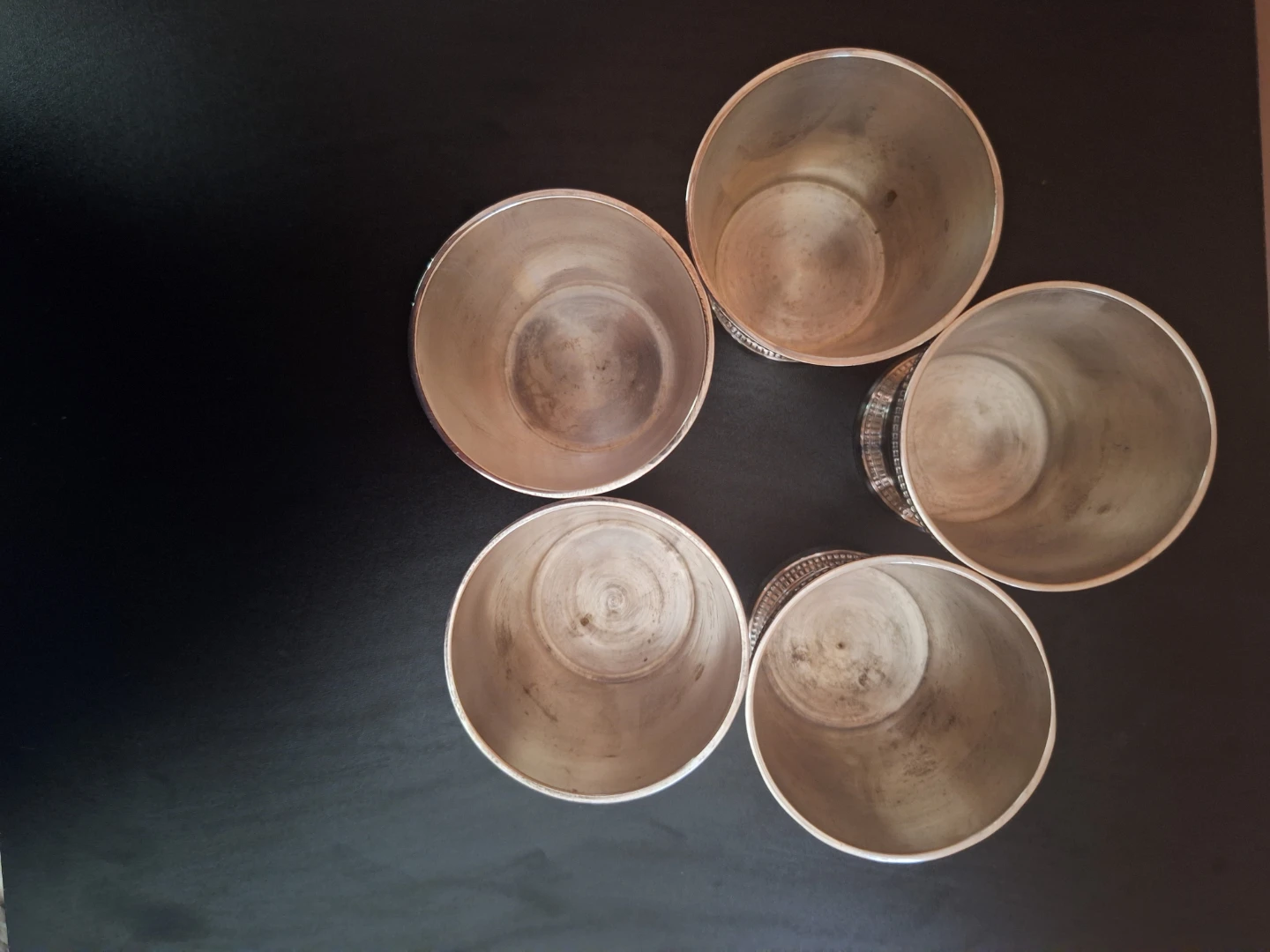 Set of 5 Silverplated Mint Julep Cups - photo 4