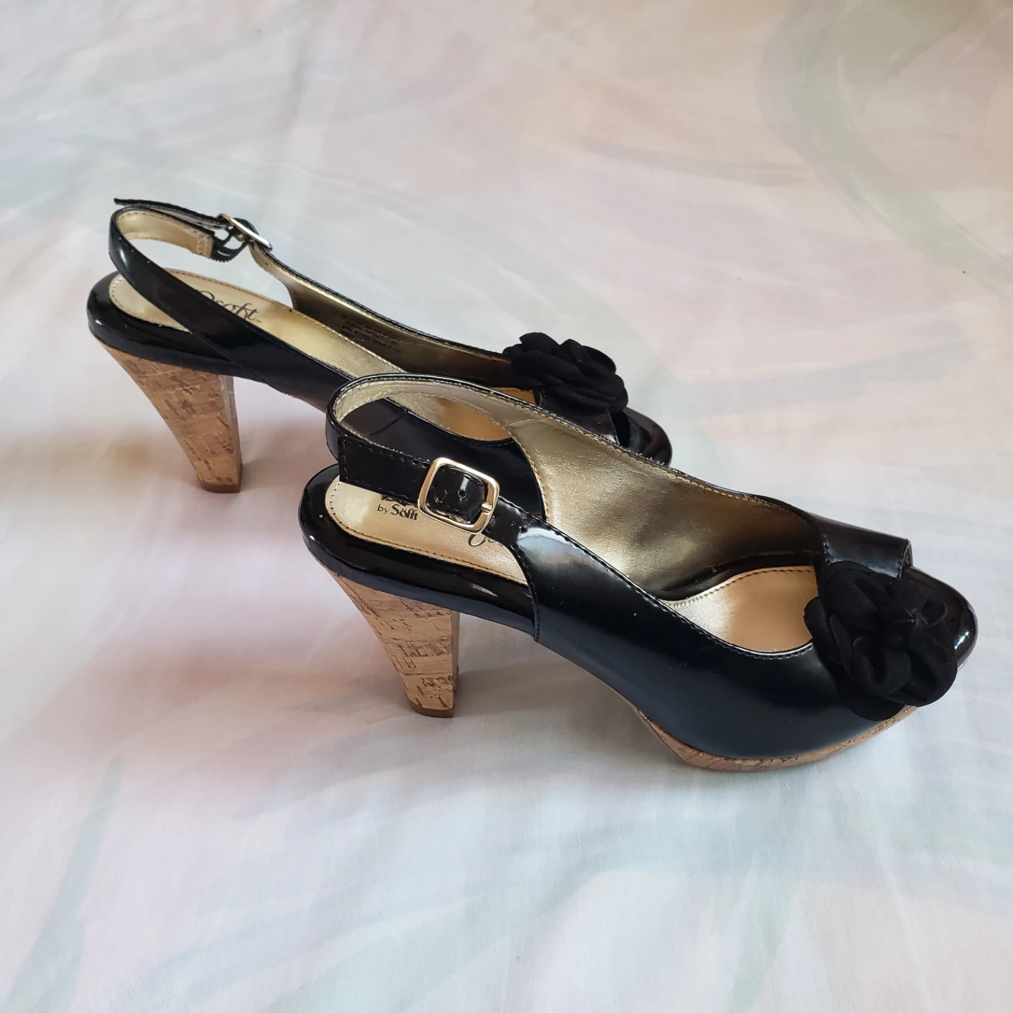 Soft Black Leather Heels - photo 3