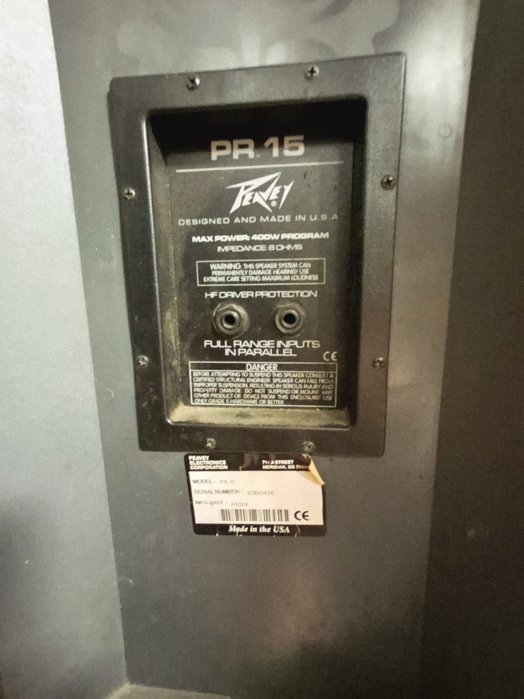 Peavey PR 15 PA Speakers (Pair) - photo 2