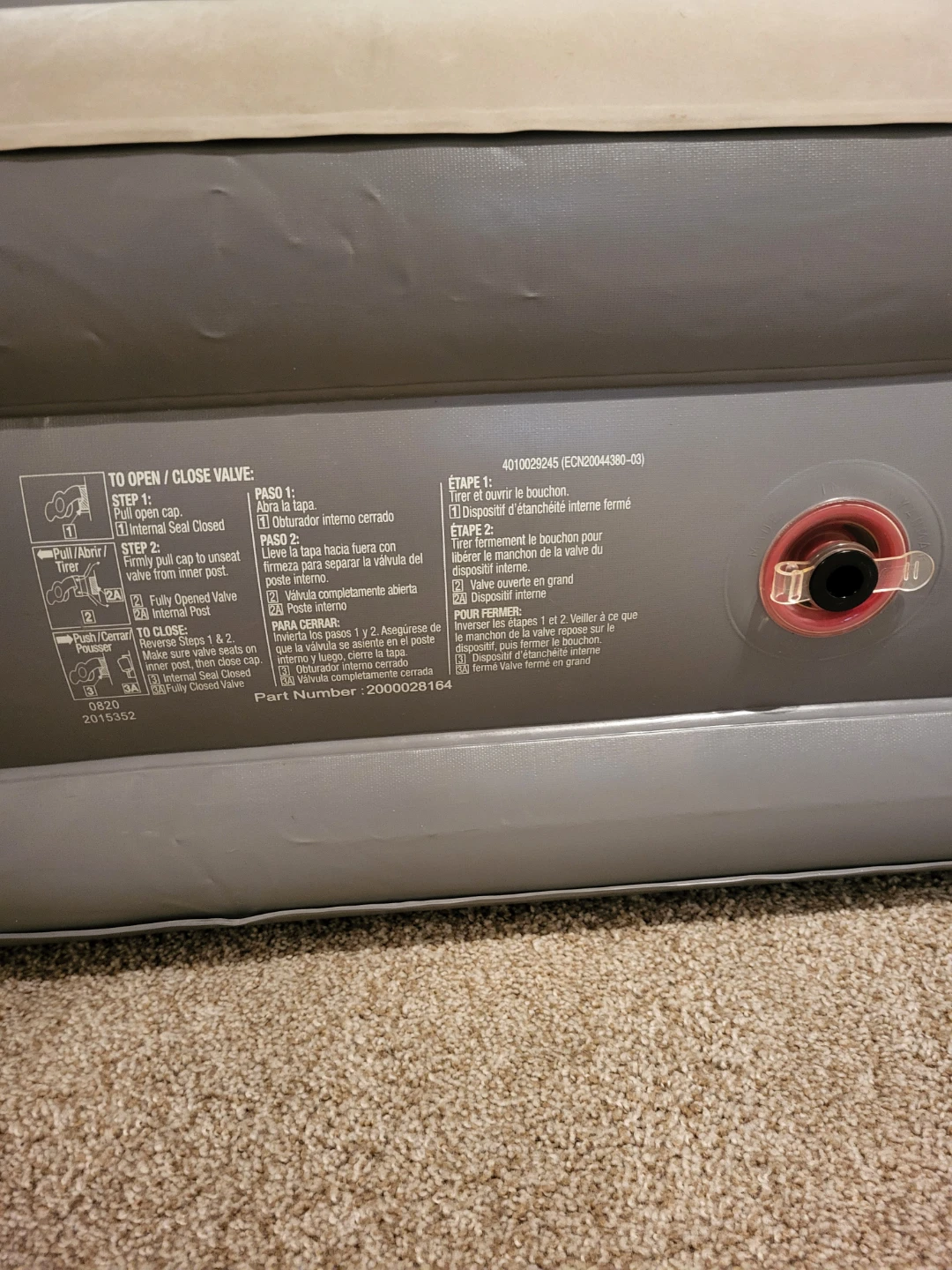 Coleman Queen Double High Air Mattress with Pump - photo 2