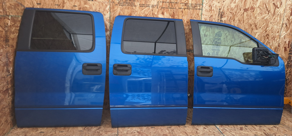 Ford F-150. 2012. Blue Truck Doors (Set of 3)