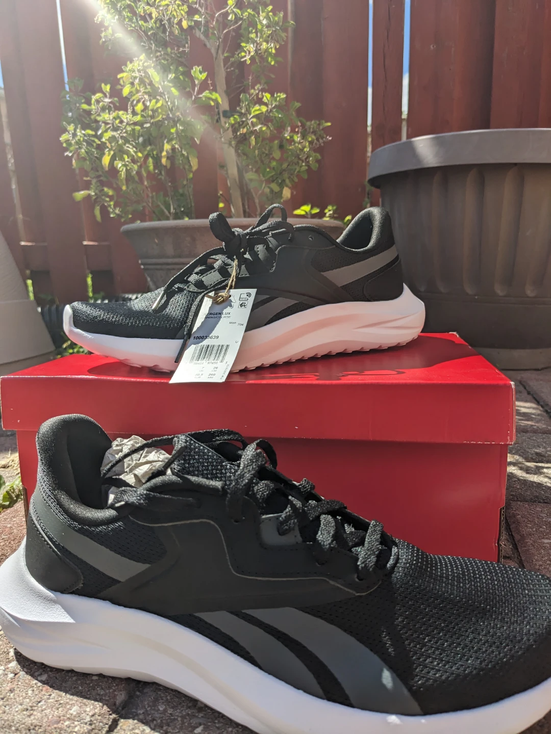 Reebok Energylux Running Shoes Black Size 8