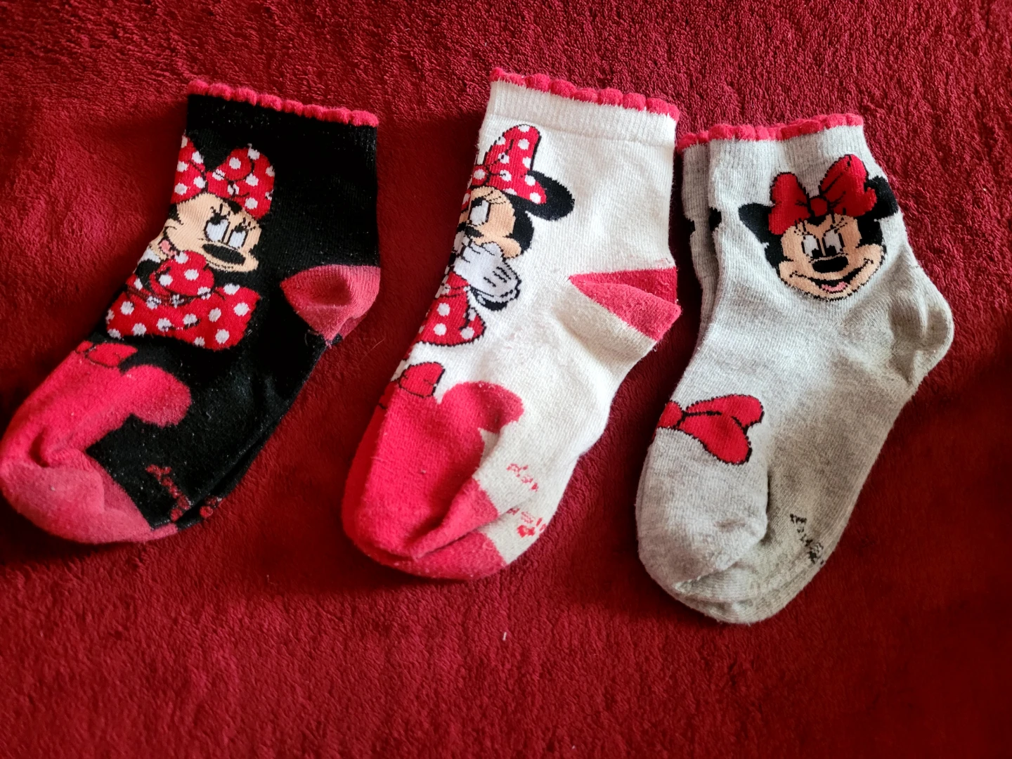Minnie Mouse Socks - 3 Pack