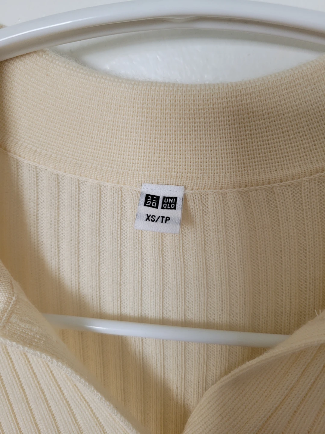 UNIQLO Ribbed Long Sleeve Polo Sweater XS - photo 3