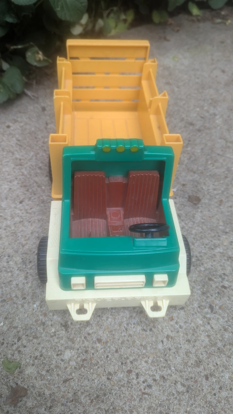 Fisher price vintage Farmer truck 1979 Green Yellow - photo 2