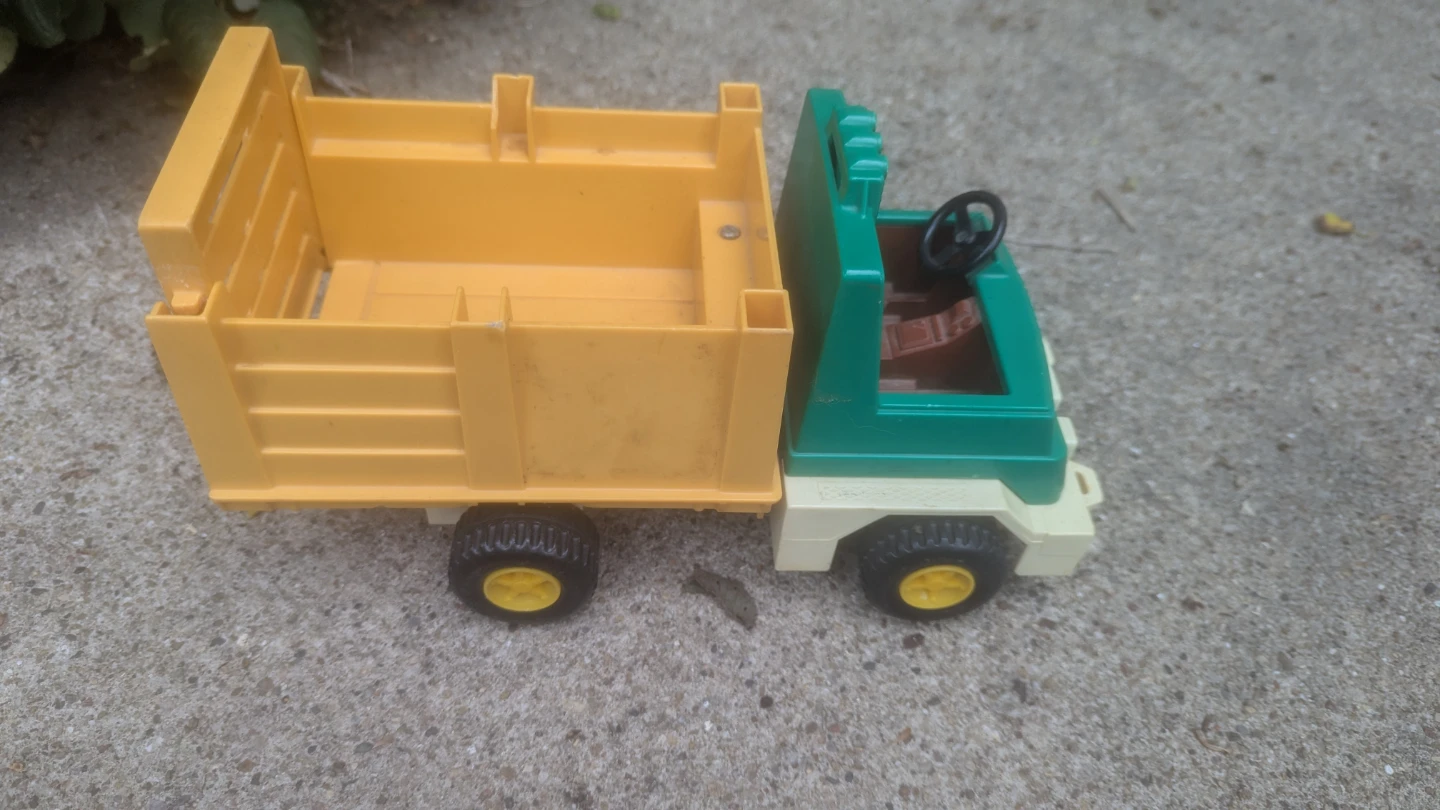 Fisher price vintage Farmer truck 1979 Green Yellow - photo 3