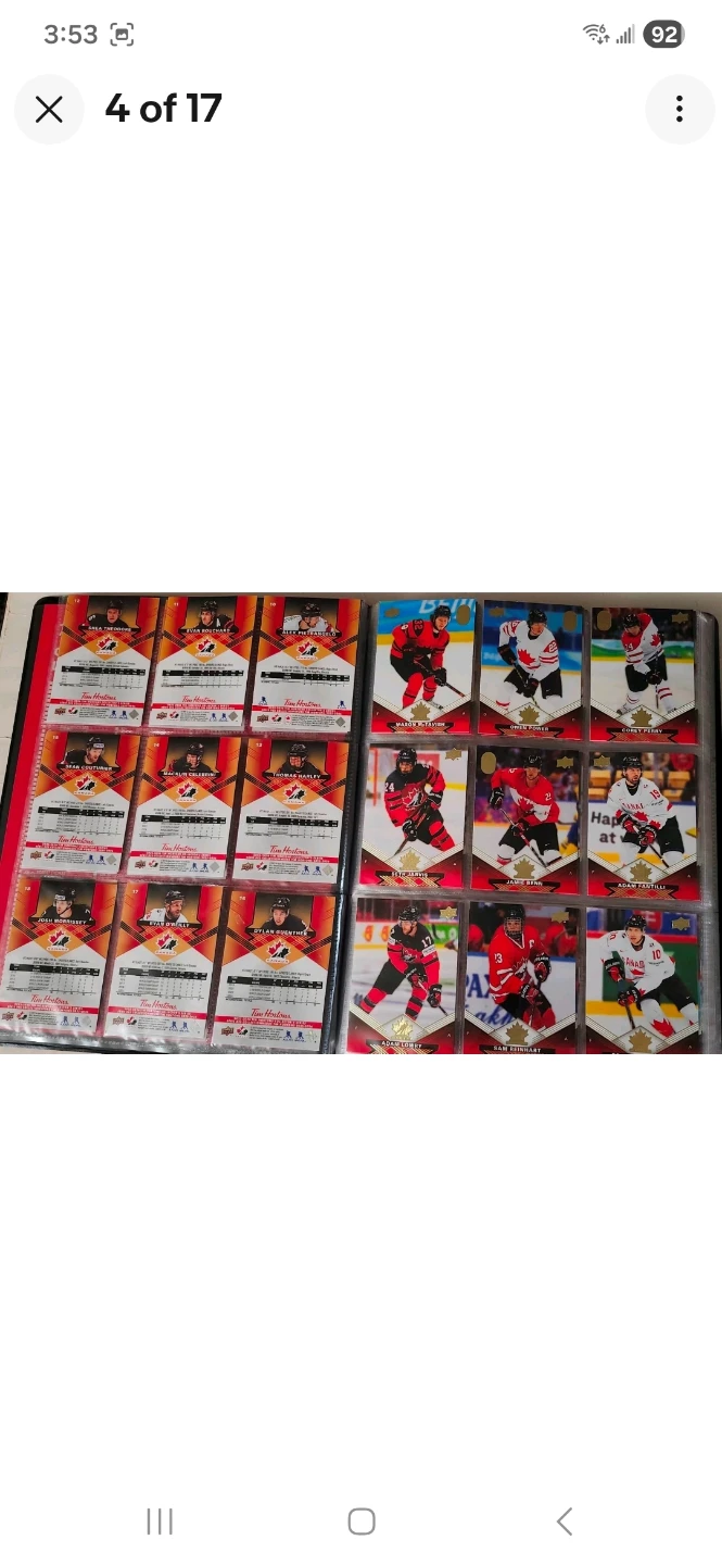 Tim Hortons Team Canada 2025-2026 Hockey Card Binder - photo 3