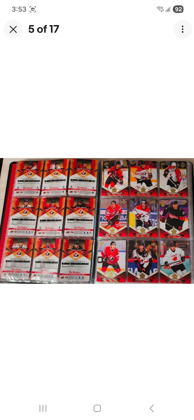 Tim Hortons Team Canada 2025-2026 Hockey Card Binder - photo 4