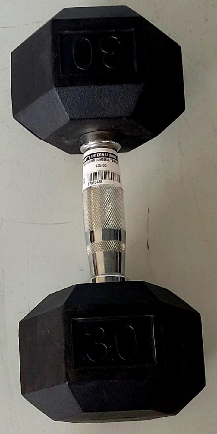 30LB Single Rubber Dumbell (27910468) - photo 2