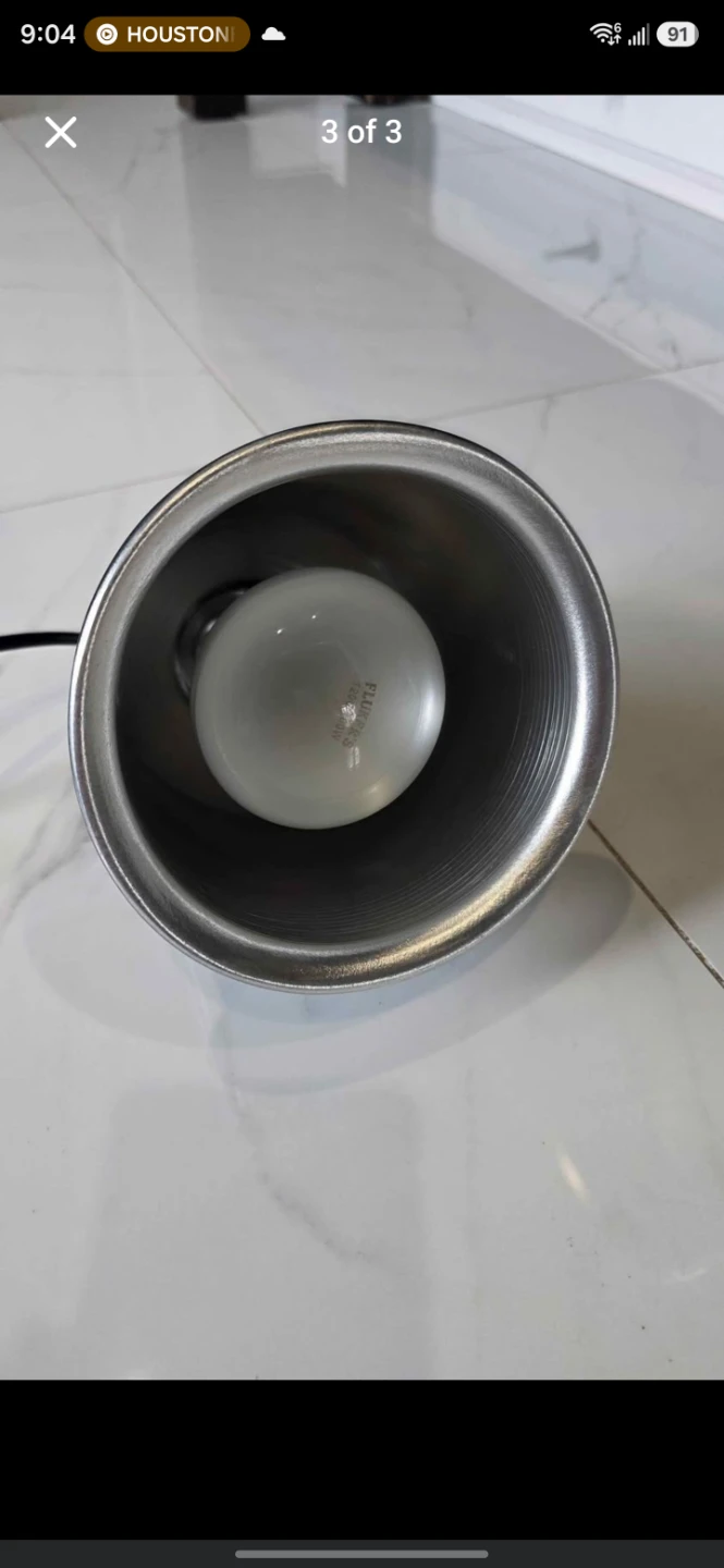Reptile heat lamp & uvb fixture. - photo 4
