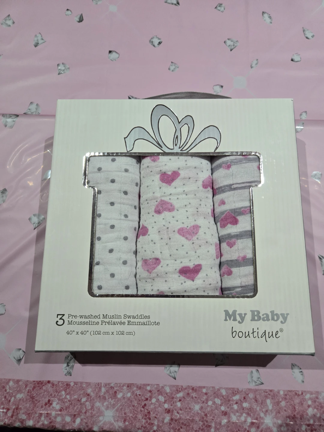 My Baby Boutique Pre-washed Muslin Swaddles (3-pack) - photo 2
