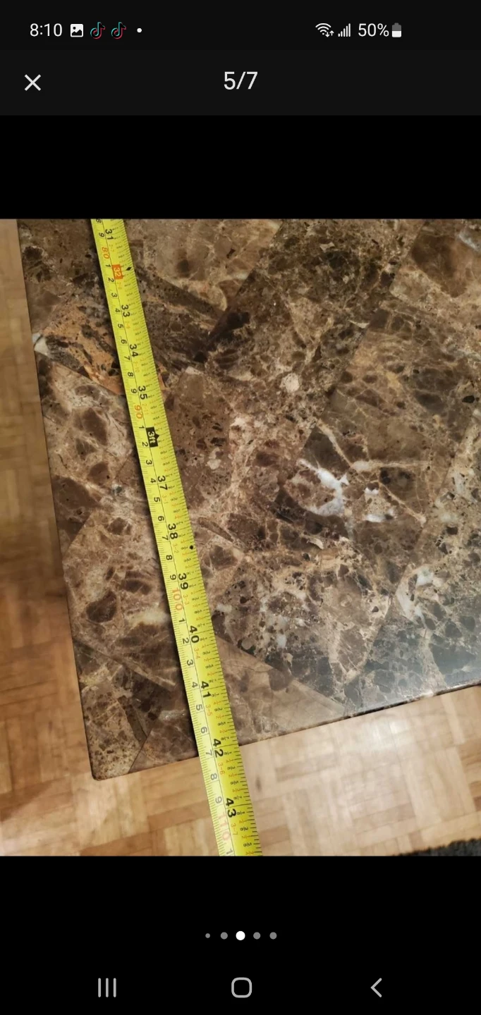 Marble Dining Table with 4 chairs - photo 5