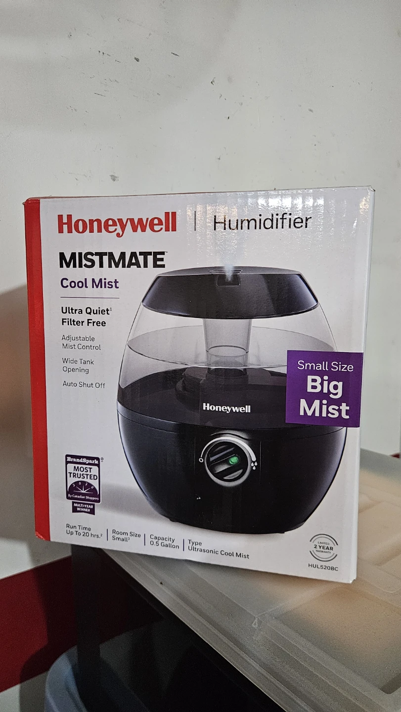 Honeywell MISTMATE Cool Mist Humidifier HUL520BC