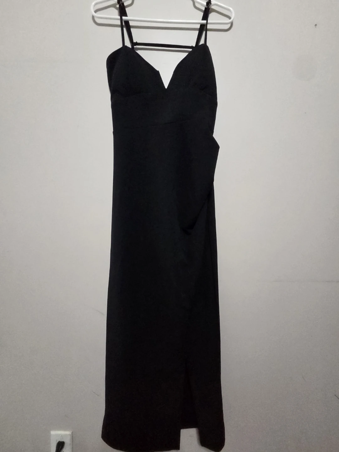 Black Maxi Dress with Slit