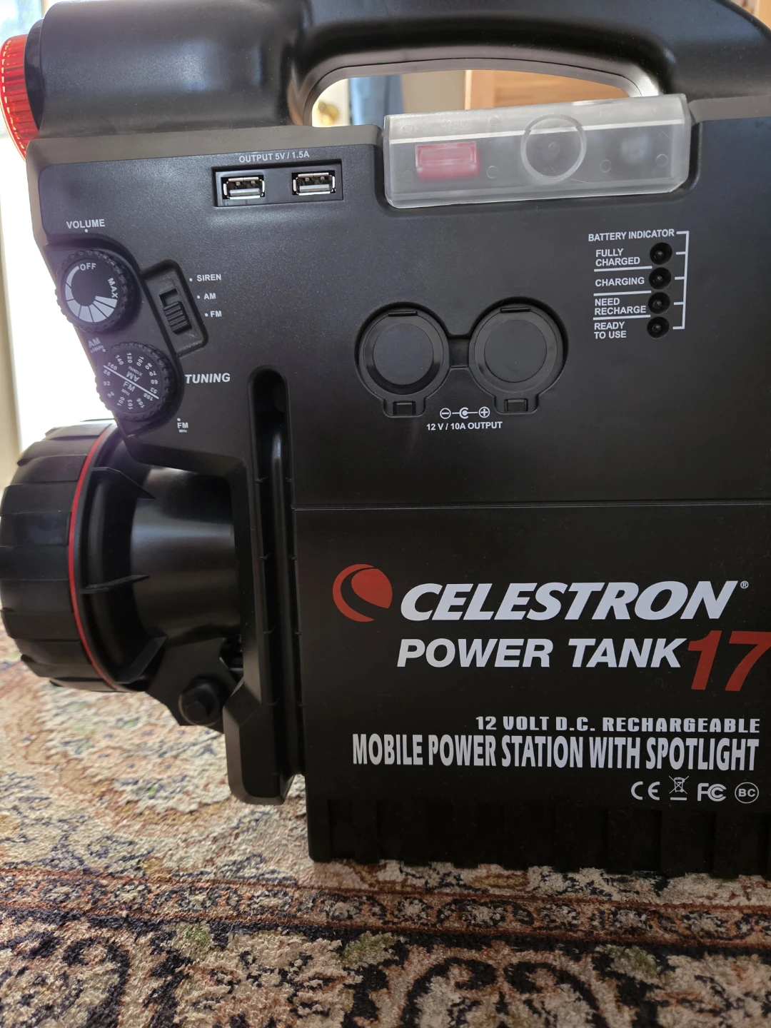 Celestron Power Tank 17 Mobile Power Station with Spotlight