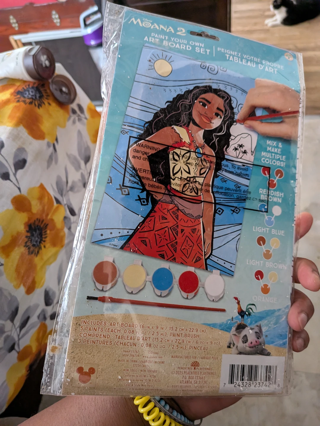 Disney Moana 2 Paint Your Own Art Board Set - photo 2