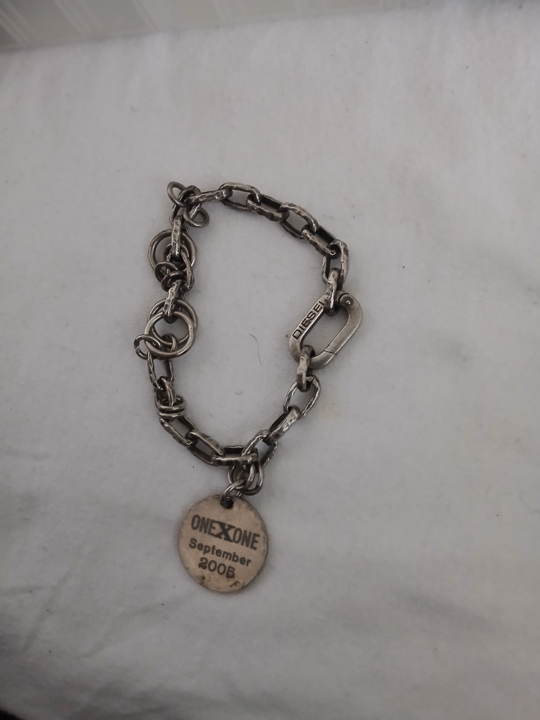 Diesel Silver Chain Bracelet